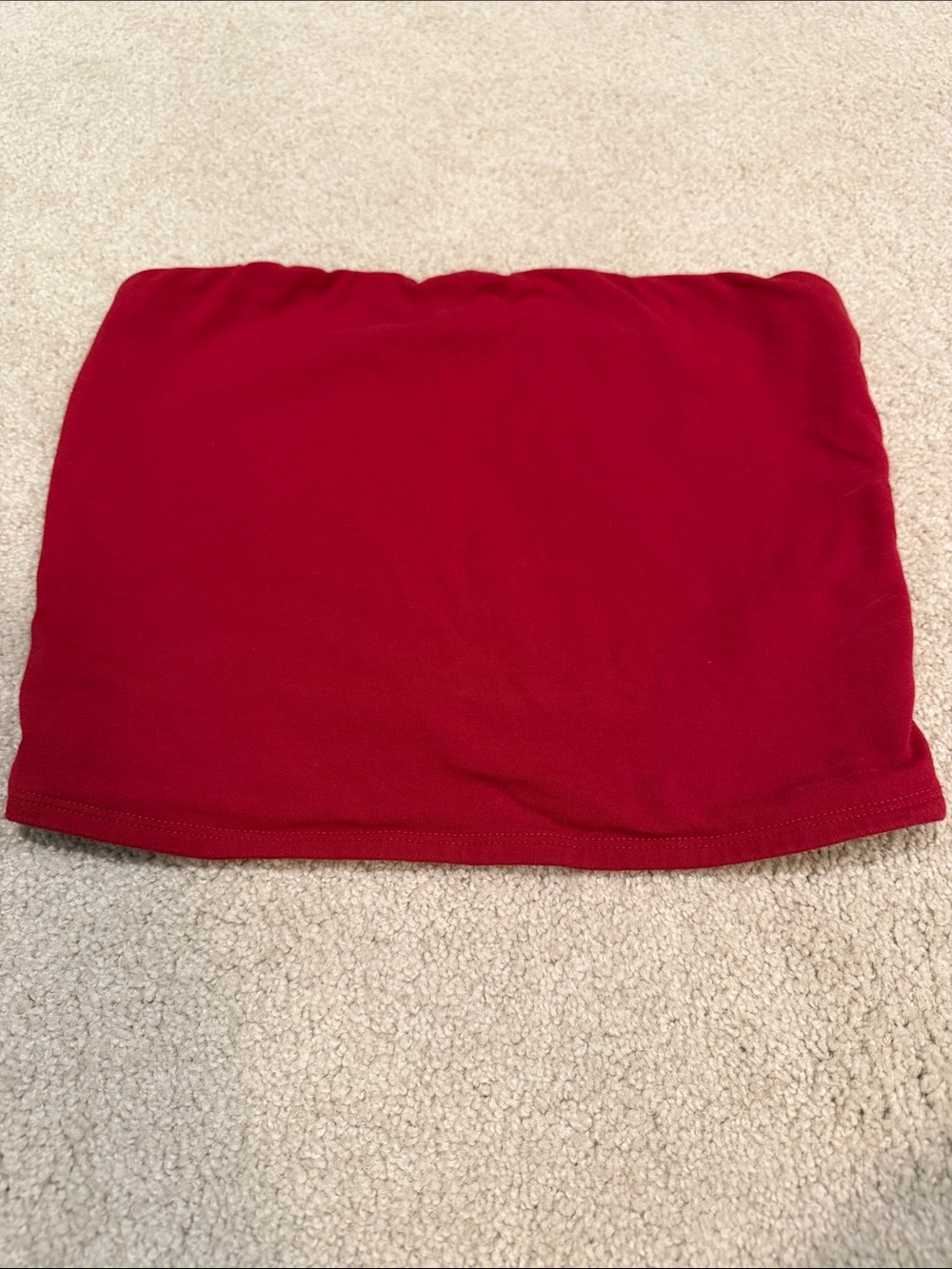 Garage Tube Top in Red